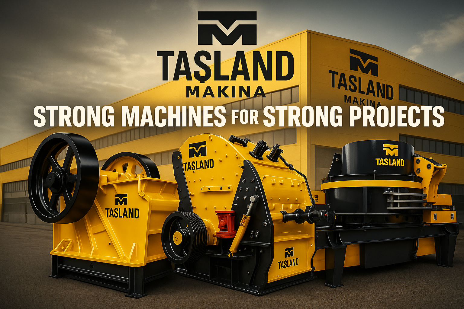 Tasland Makina factory with crushers